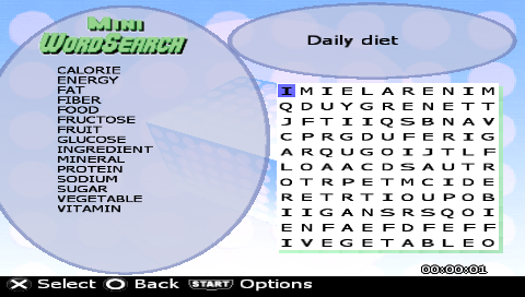 Puzzle Challenge Crosswords and More screenshot 3 for PSP